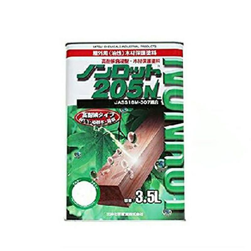 ノンロット5n 屋外白木用 3 5l 油性 木材保護塗料 三井化学産資株式会社 屋外用 塗装と塗料の専門通販uchigen Base