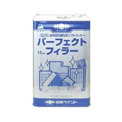 日本ペイント ニッペ パーフェクトフィラー 15kg | 塗装と塗料の専門通販 | ウチゲンベース【UCHIGEN-BASE】